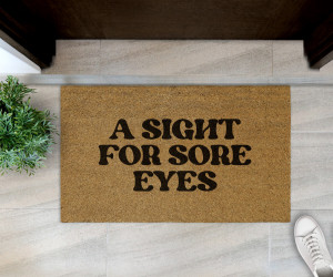 'Sight for Sore Eyes' Aussie Slang Doormat 75x45cm